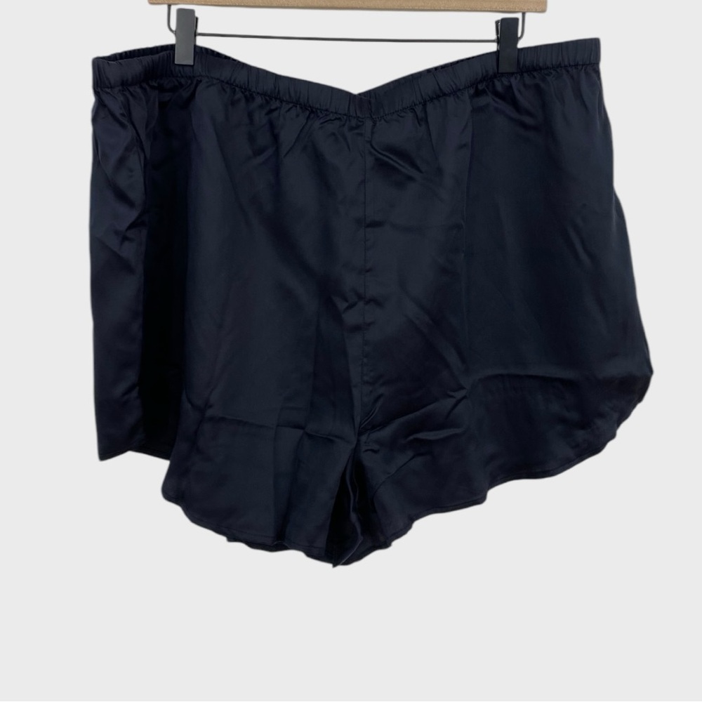 Ettitude NEW Onyx Black Bamboo Sateen Shortie Size XXL